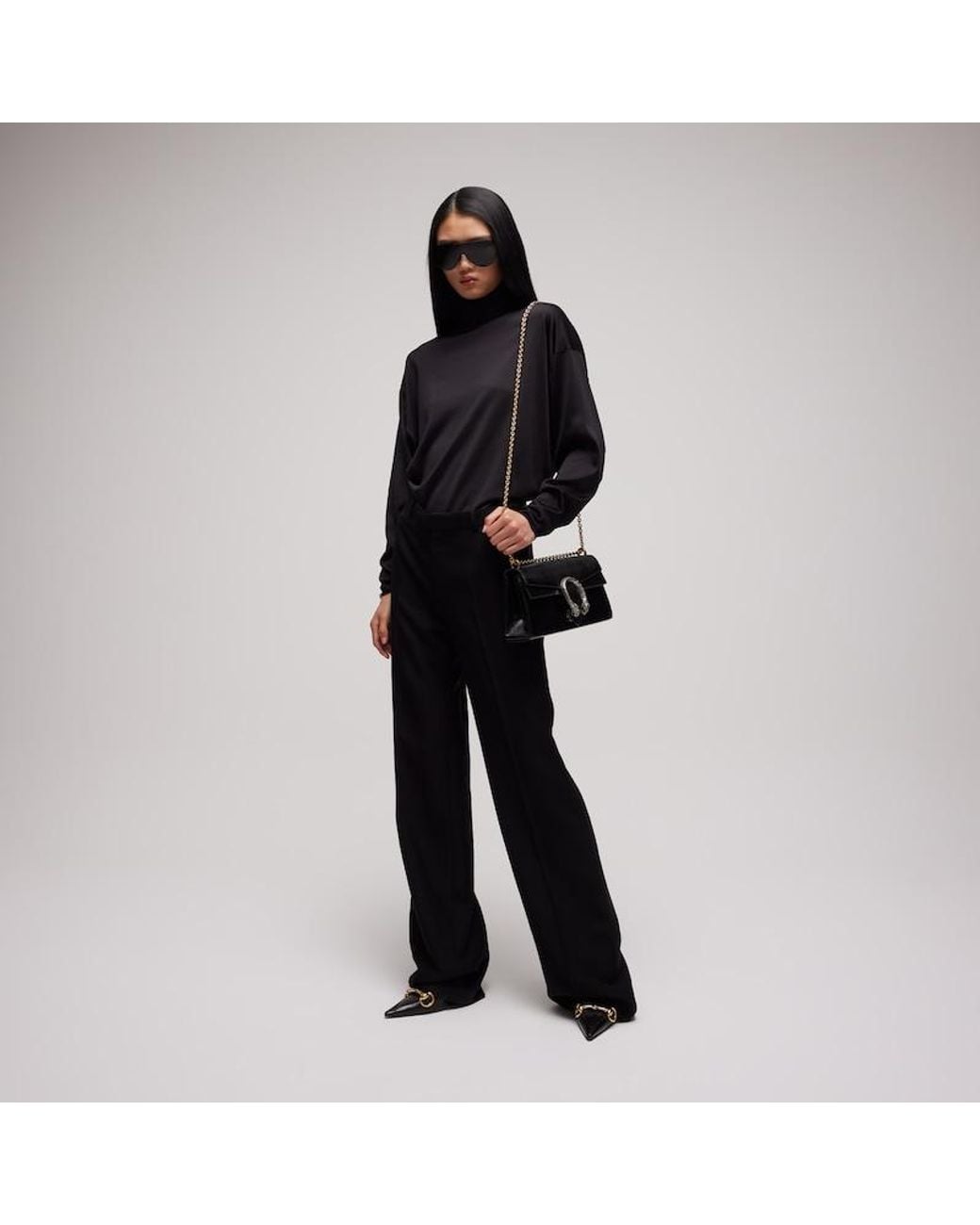 Gucci Black Linen Blend Pants