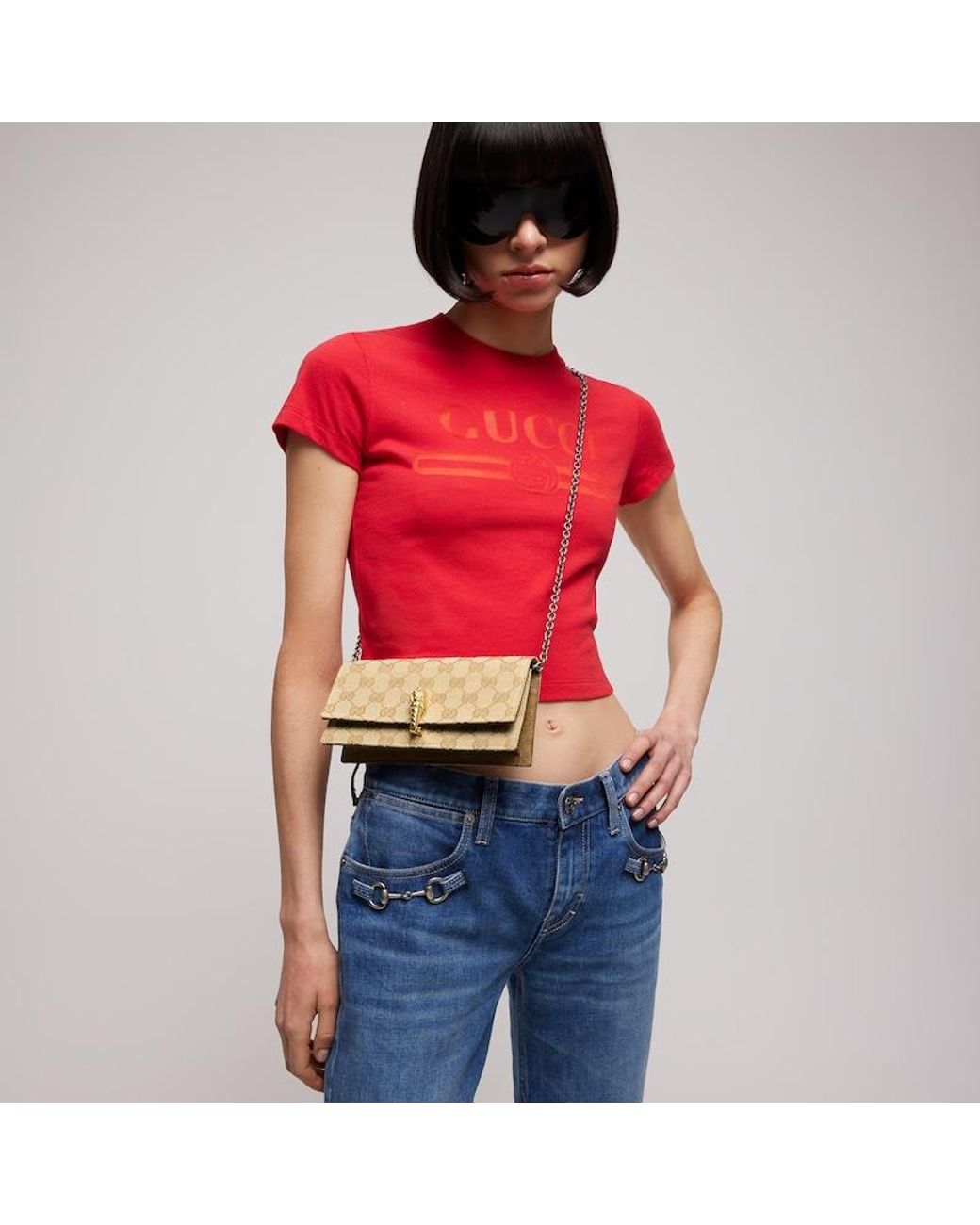 Gucci Natural Dionysus Wallet On Chain