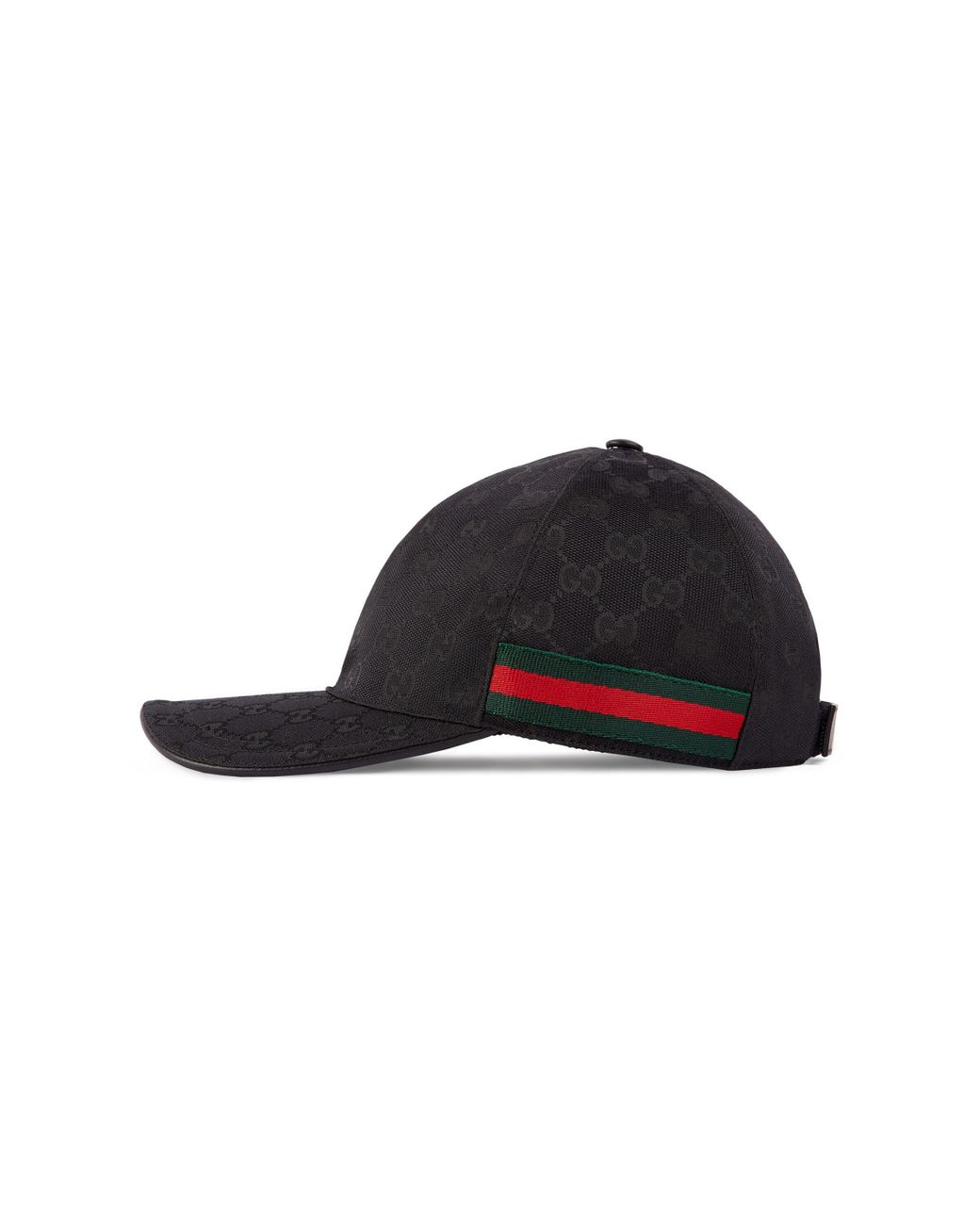 Gucci Synthetic Original gg Canvas Baseball Hat With Web in Black - Lyst