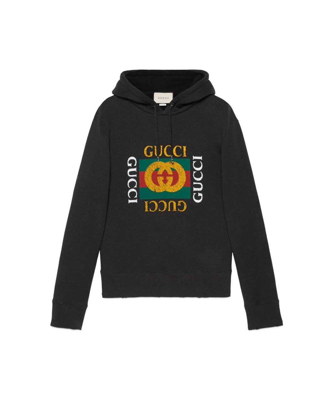 gucci square logo hoodie