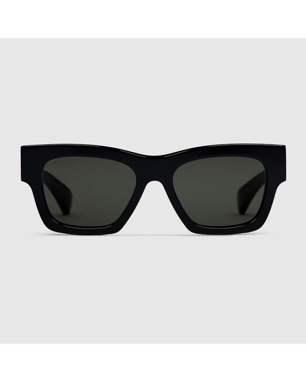 Gucci Black Rectangular Frame Sunglasses