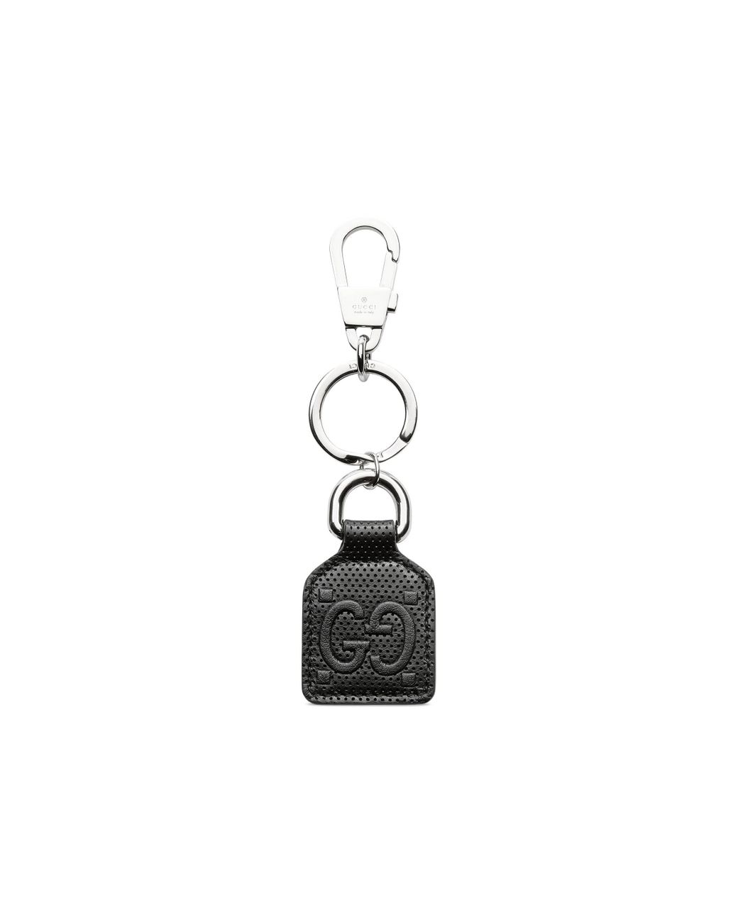 Gucci GG Embossed Keychain in Black for Men Lyst
