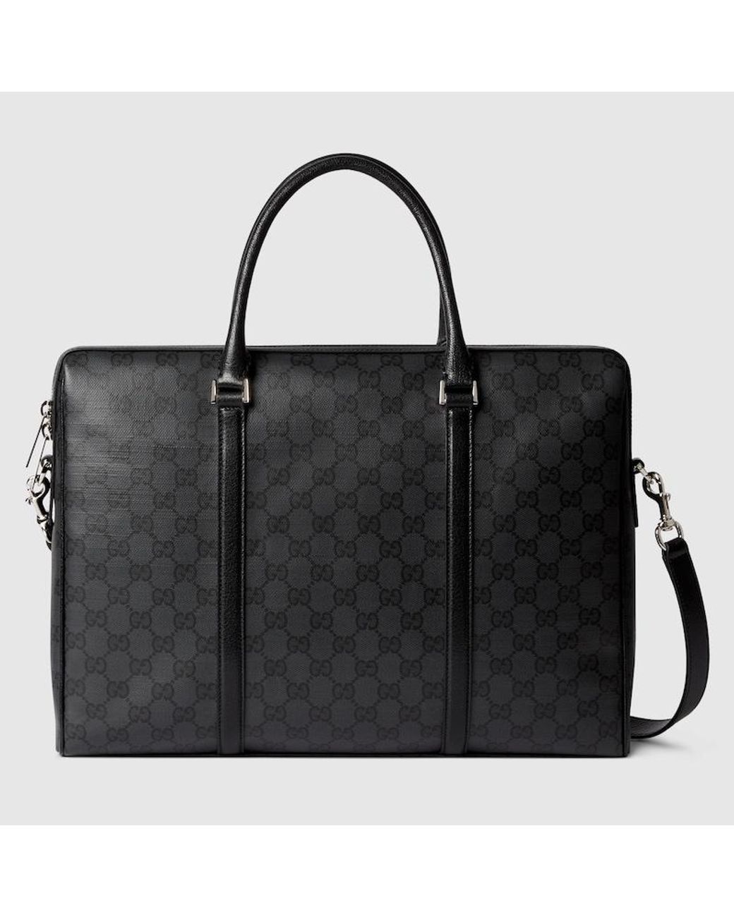 Gucci Black Essence Classic Medium Briefcase for men