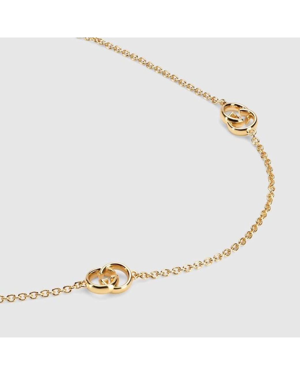 Accessorio Per Il Corpo Interlocking di Gucci in Metallic