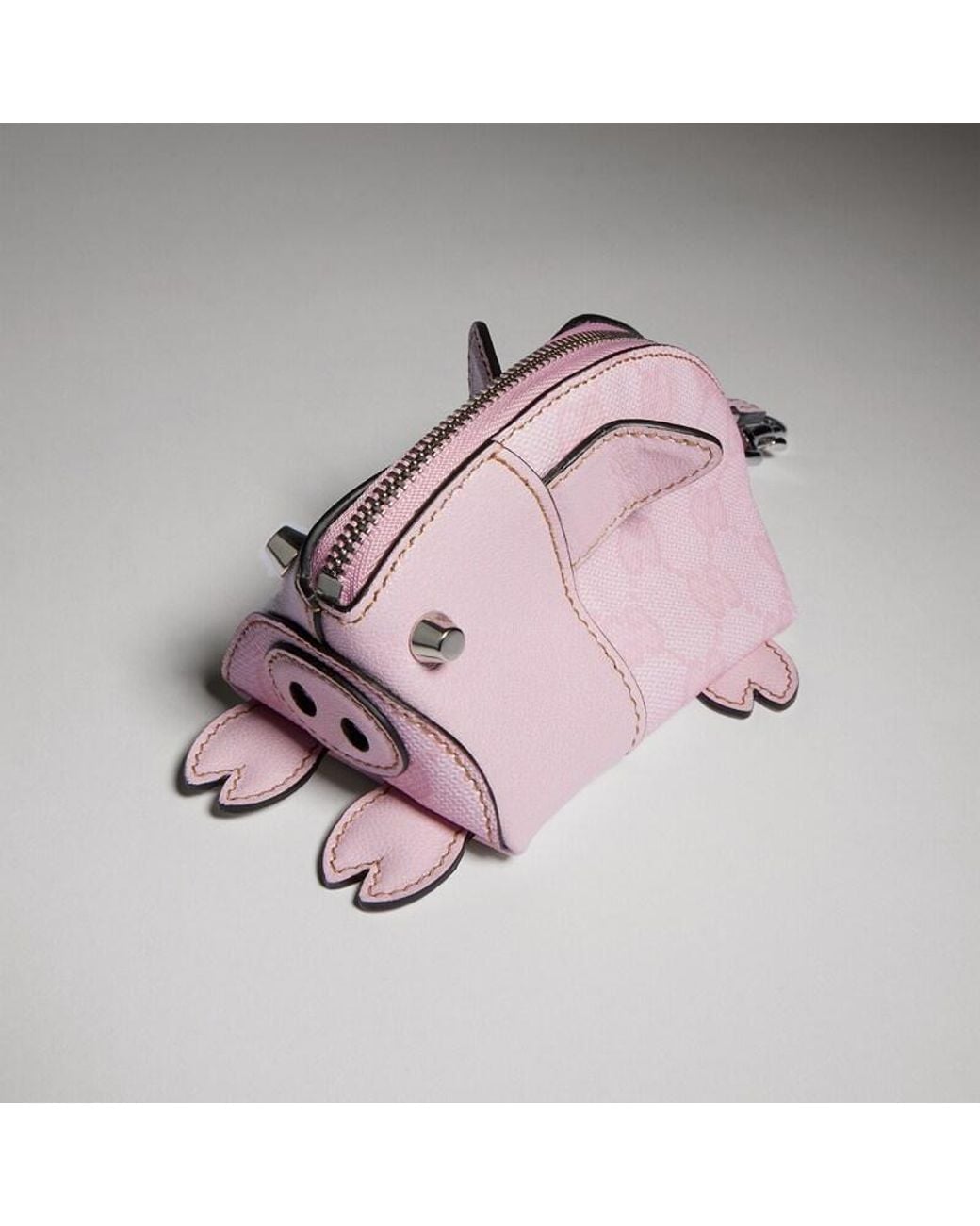 Gucci Pink Pig-Shaped Coin Case