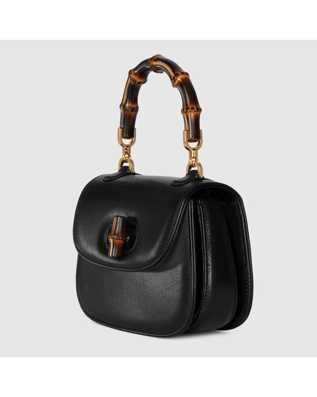 Gucci Black Bamboo 1947 Mini Bag
