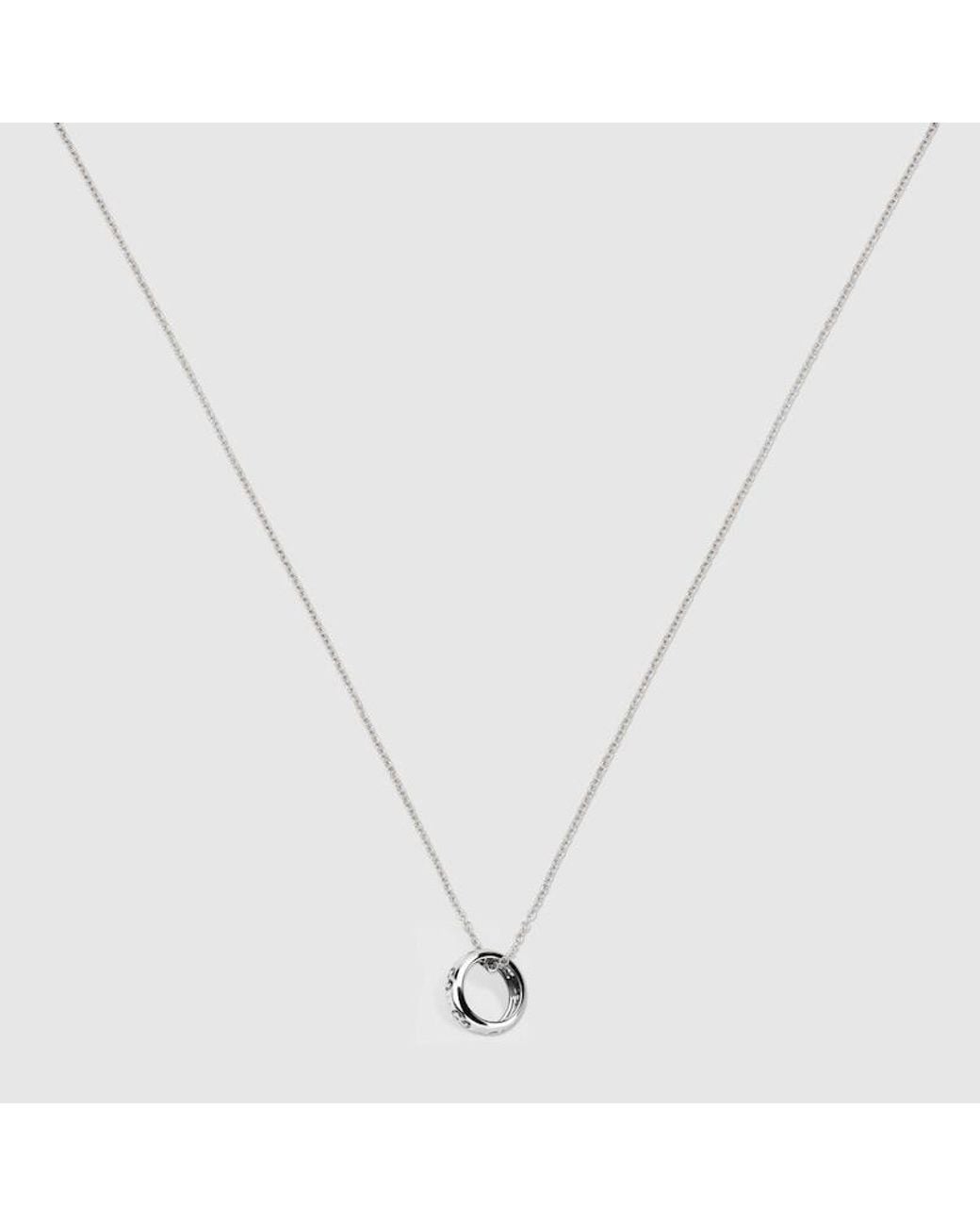Gucci Metallic Icon 18K Gg Chain Necklace