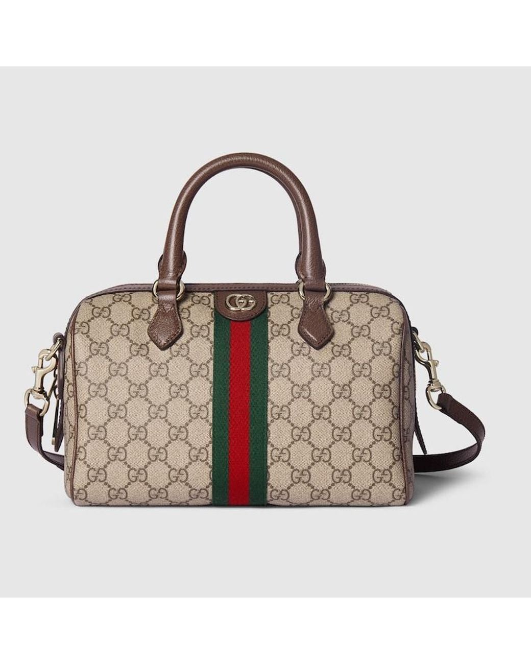Gucci Metallic Ophidia Medium Boston Bag