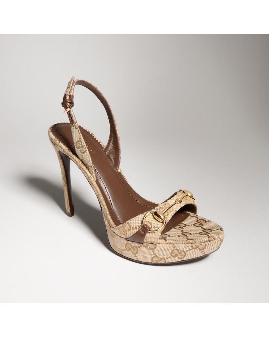 Gucci Metallic Donna Platform Sandal