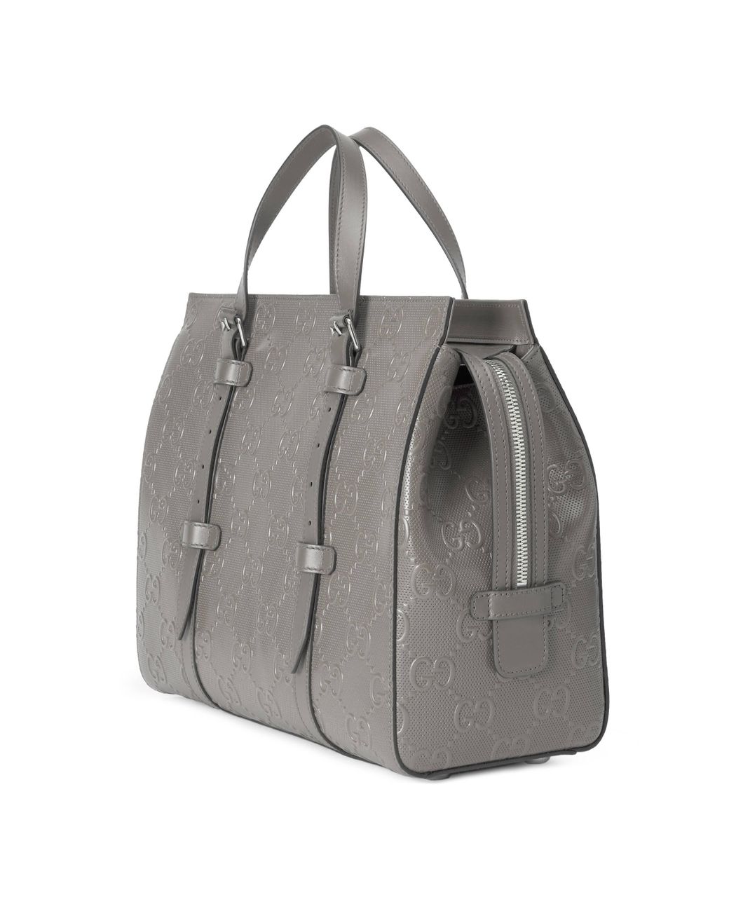 Gg embossed tote bag sale