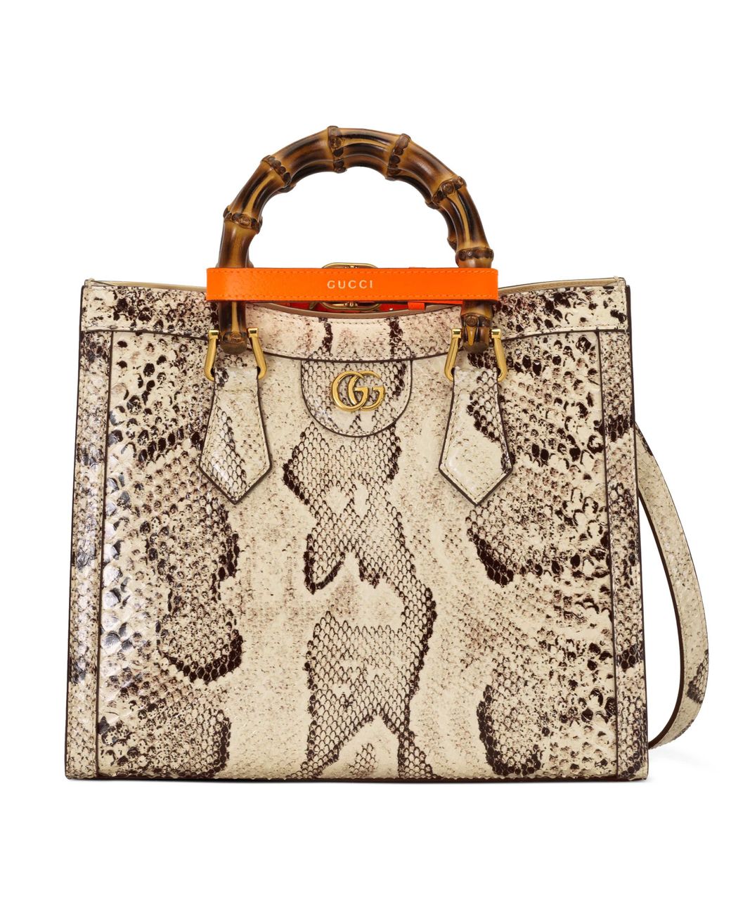 Gucci Diana mini crocodile bag