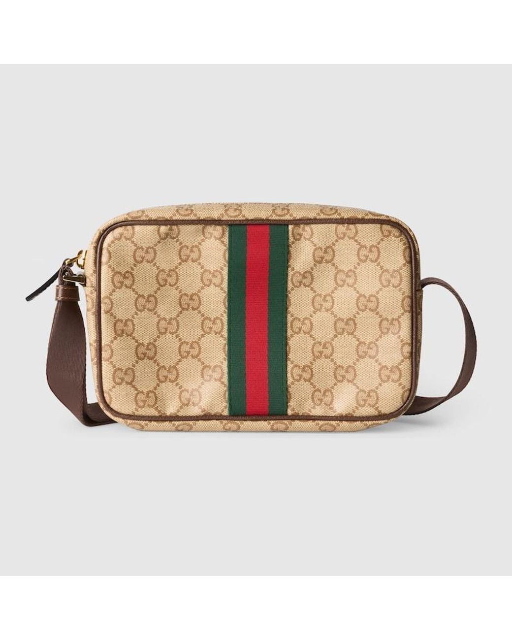 Gucci Natural Gg Mini Bag With Web