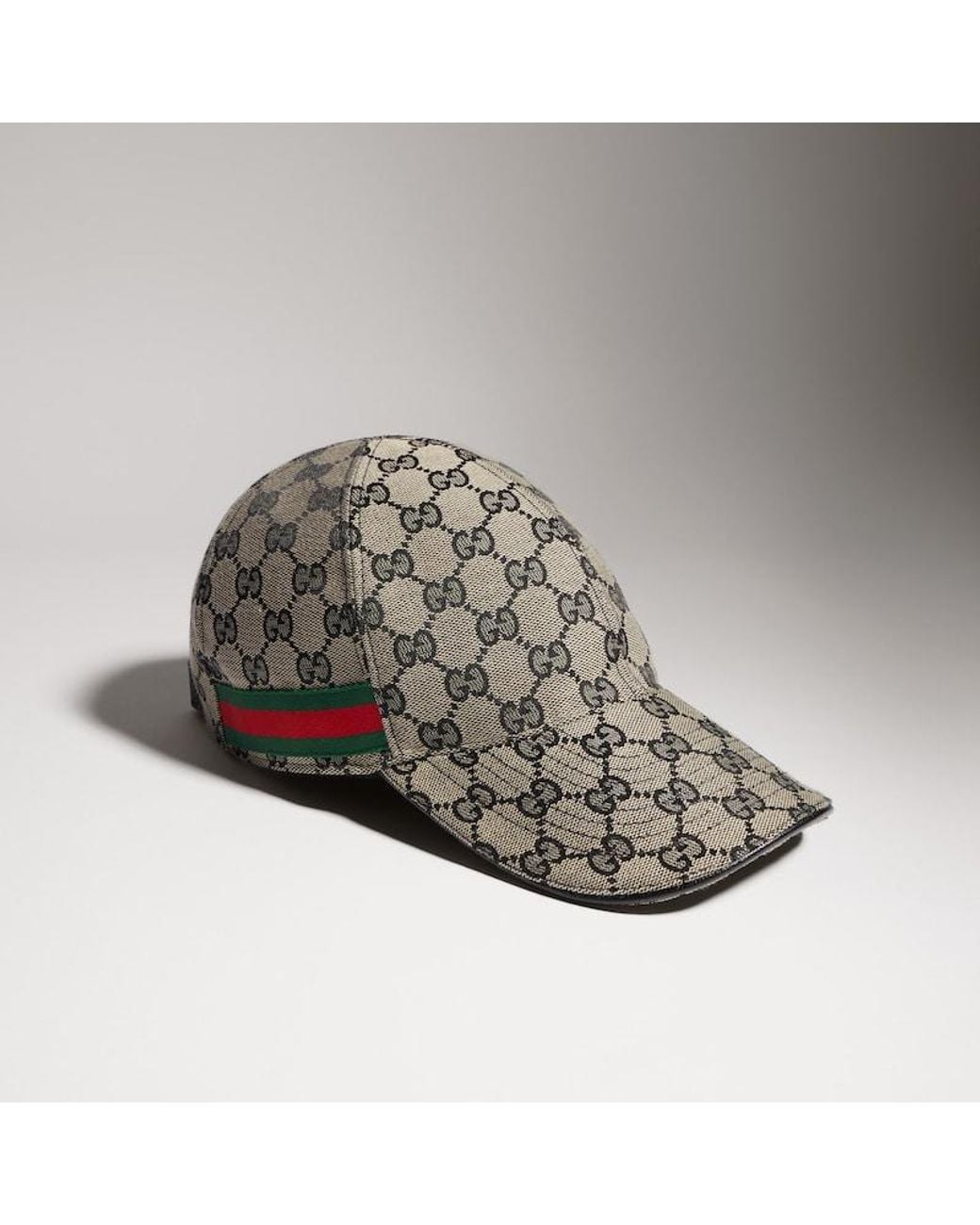 Gucci Blue Gg Cotton Canvas Baseball Hat, Size Xl, Gg Canvas for men