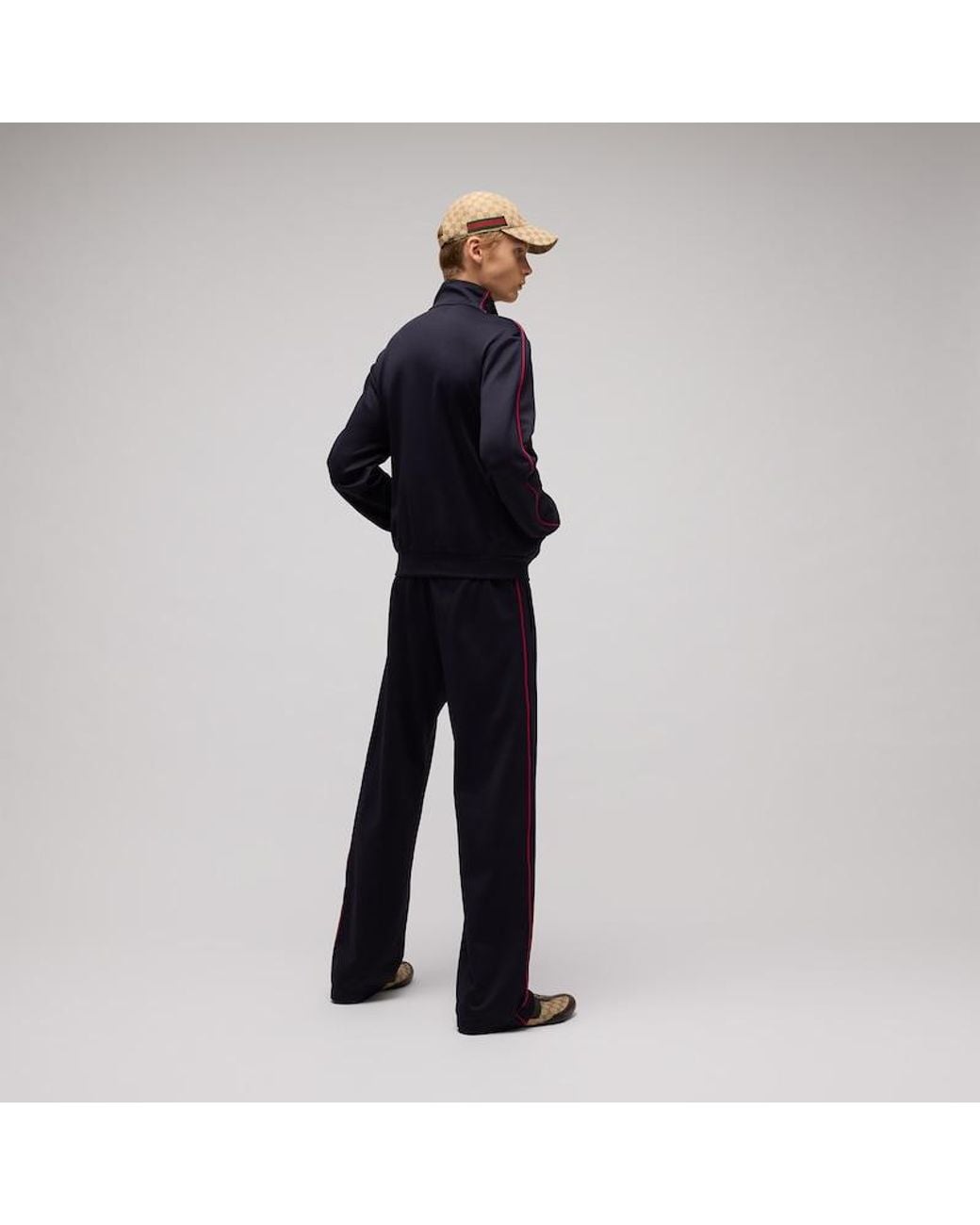 Gucci Gray Technical Jersey Sportswear Pants, Ready-To-Wear for men