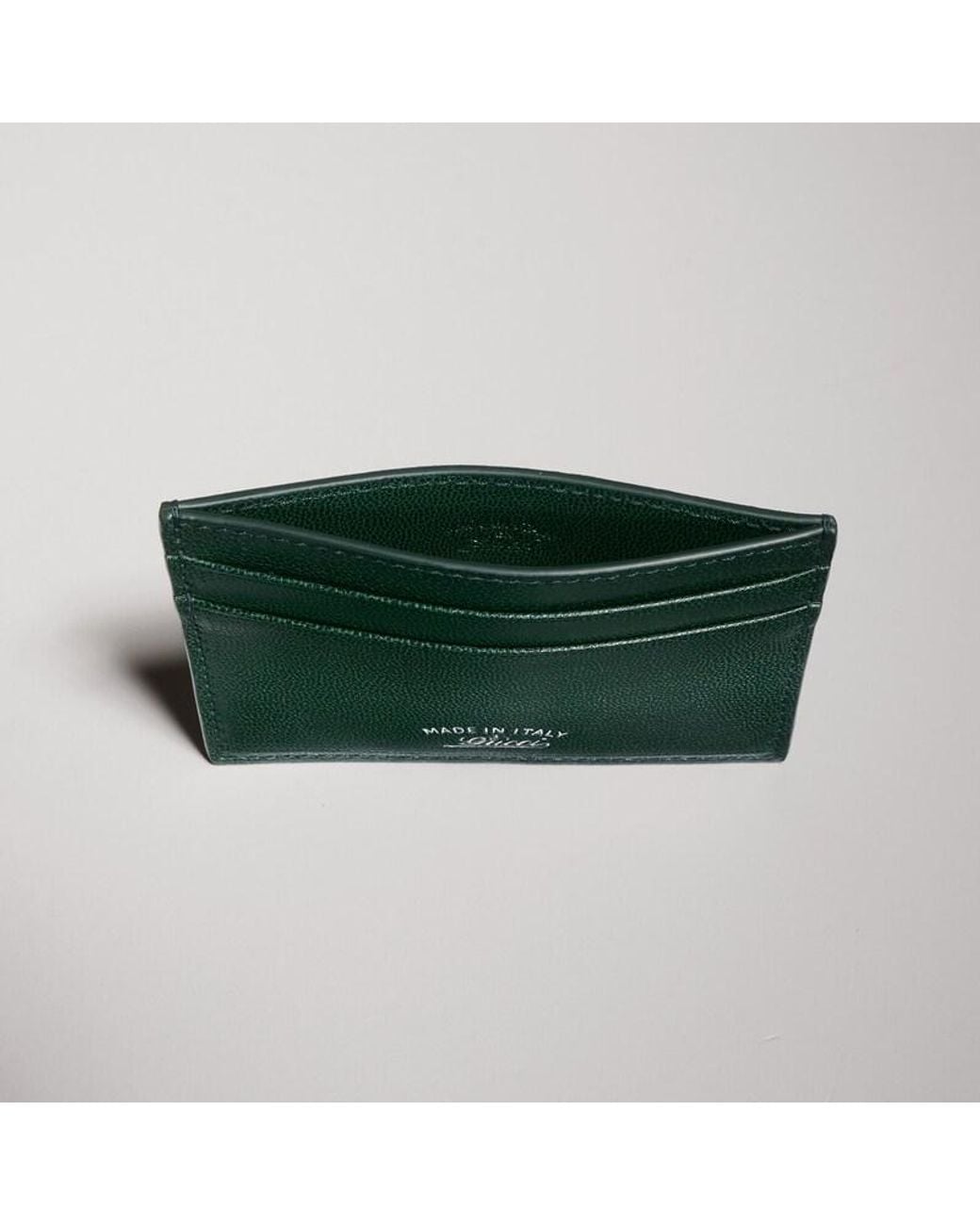 Gucci Green Lira Card Case for men