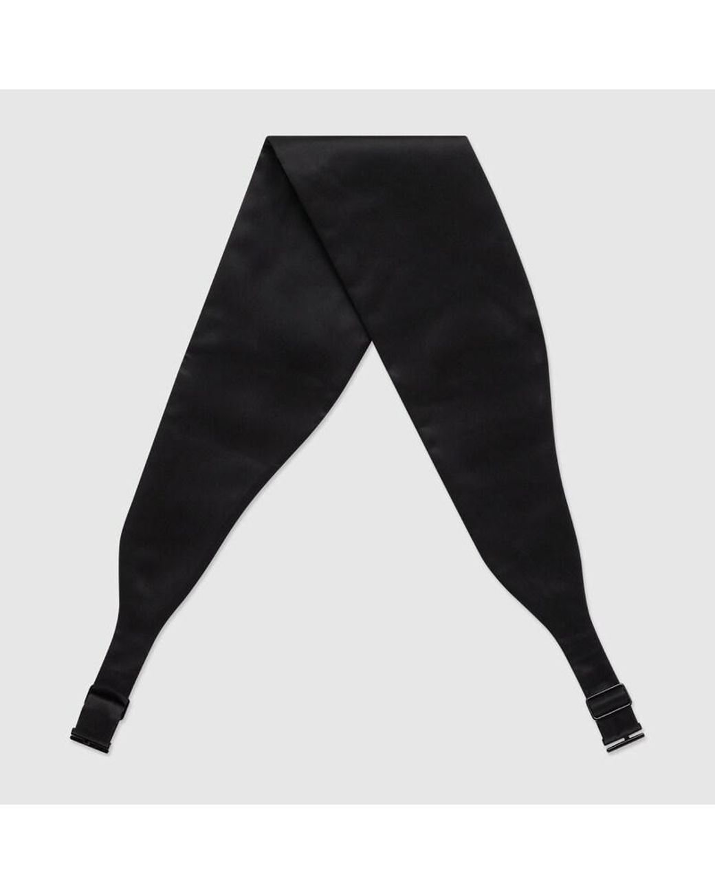 Gucci Black Satin Cummerbund for men