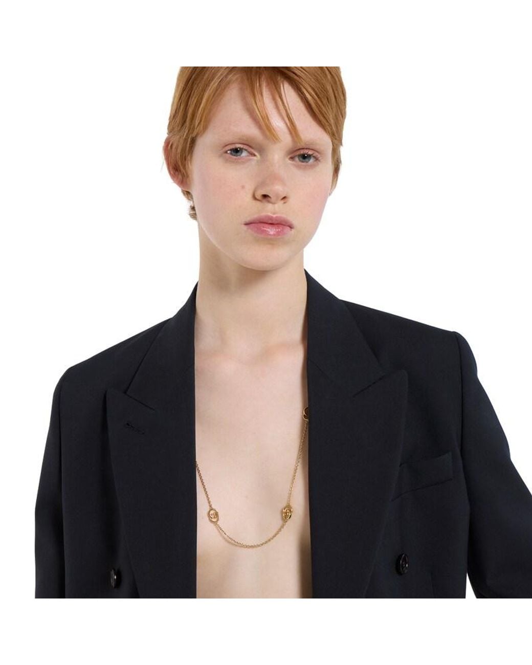 Accessorio Per Il Corpo Interlocking di Gucci in Metallic