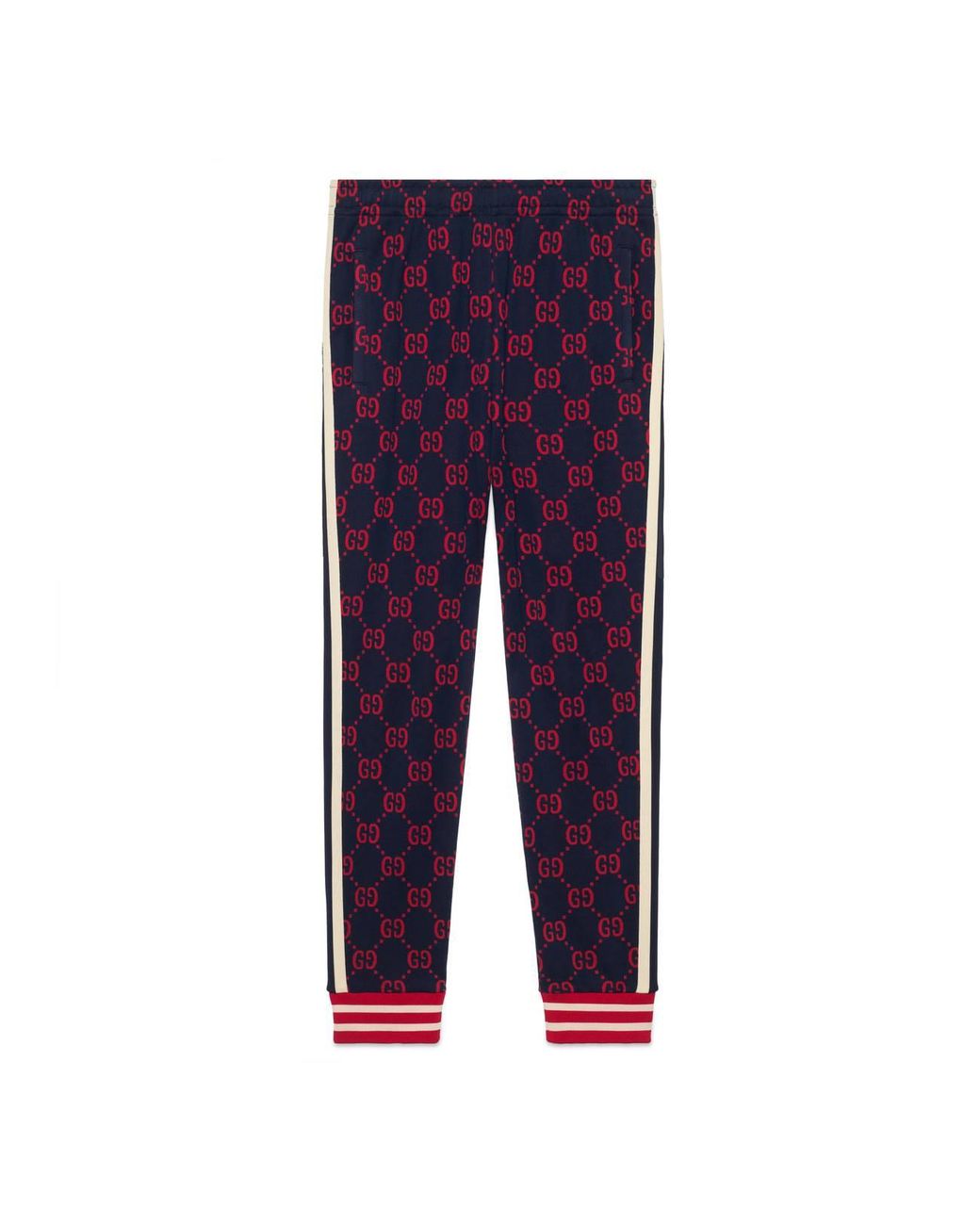 Paseo Pescador Oxidar Gucci GG Jacquard jogging Pant in Red for Men | Lyst