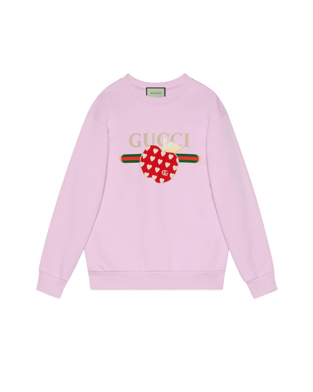 Gucci Les Pommes Sweatshirt in Pink | Lyst