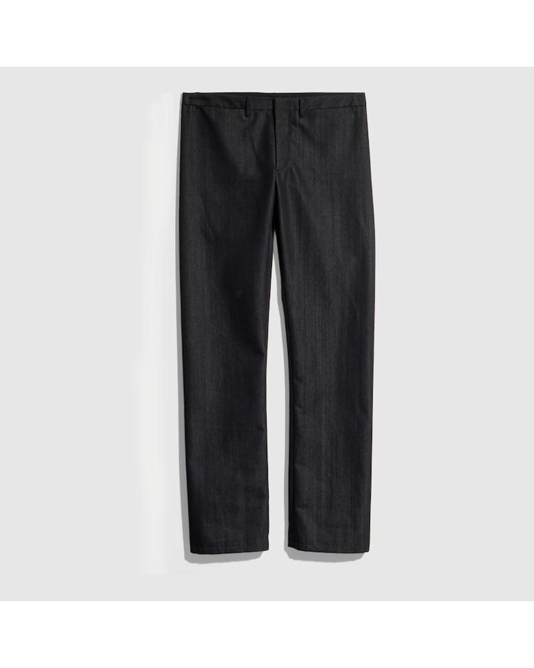 Gucci Black Cotton Blend Denim Pants