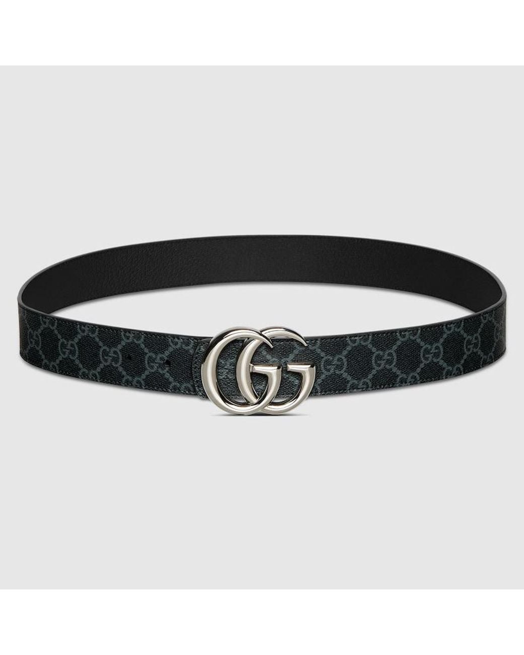 Gucci Black Reversible Gg Marmont Belt, Size 100 for men