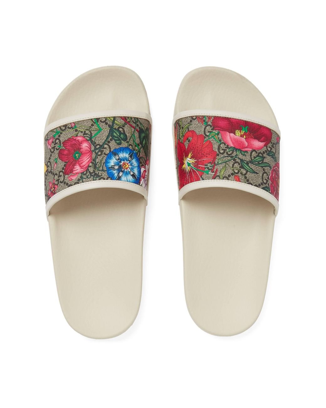 gucci flora slides