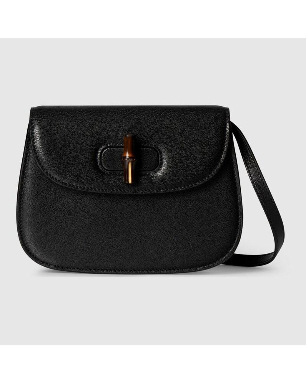 Mini Borsa Bamboo di Gucci in Black
