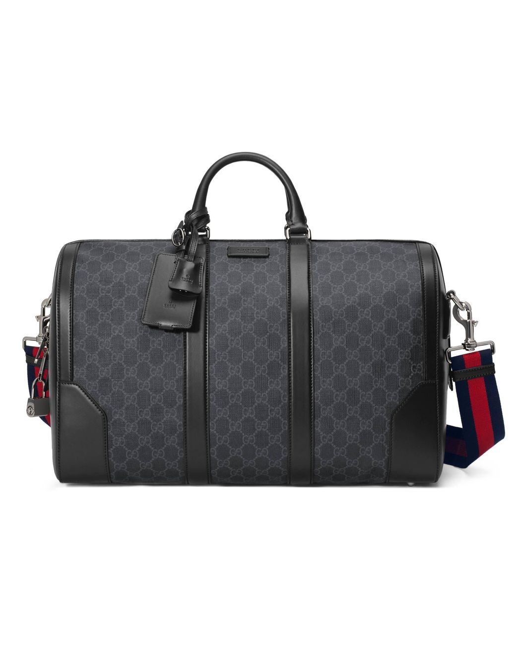 Gucci Canvas Large GG Duffle Bag in Black for Men Save 8 Lyst