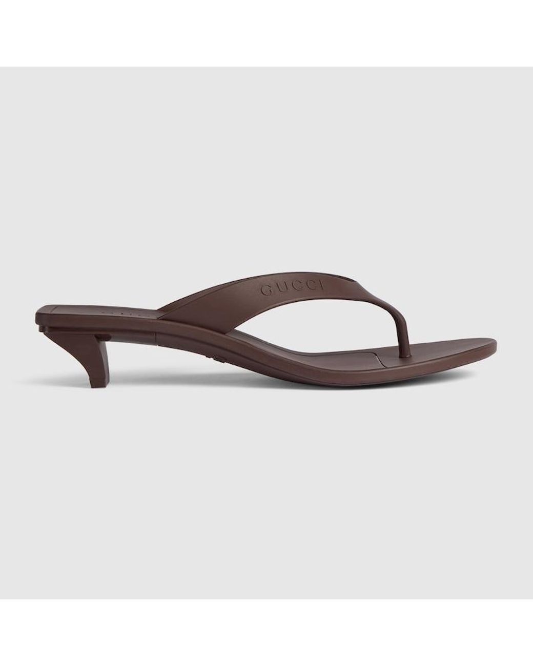 Gucci Brown Vittoria Thong