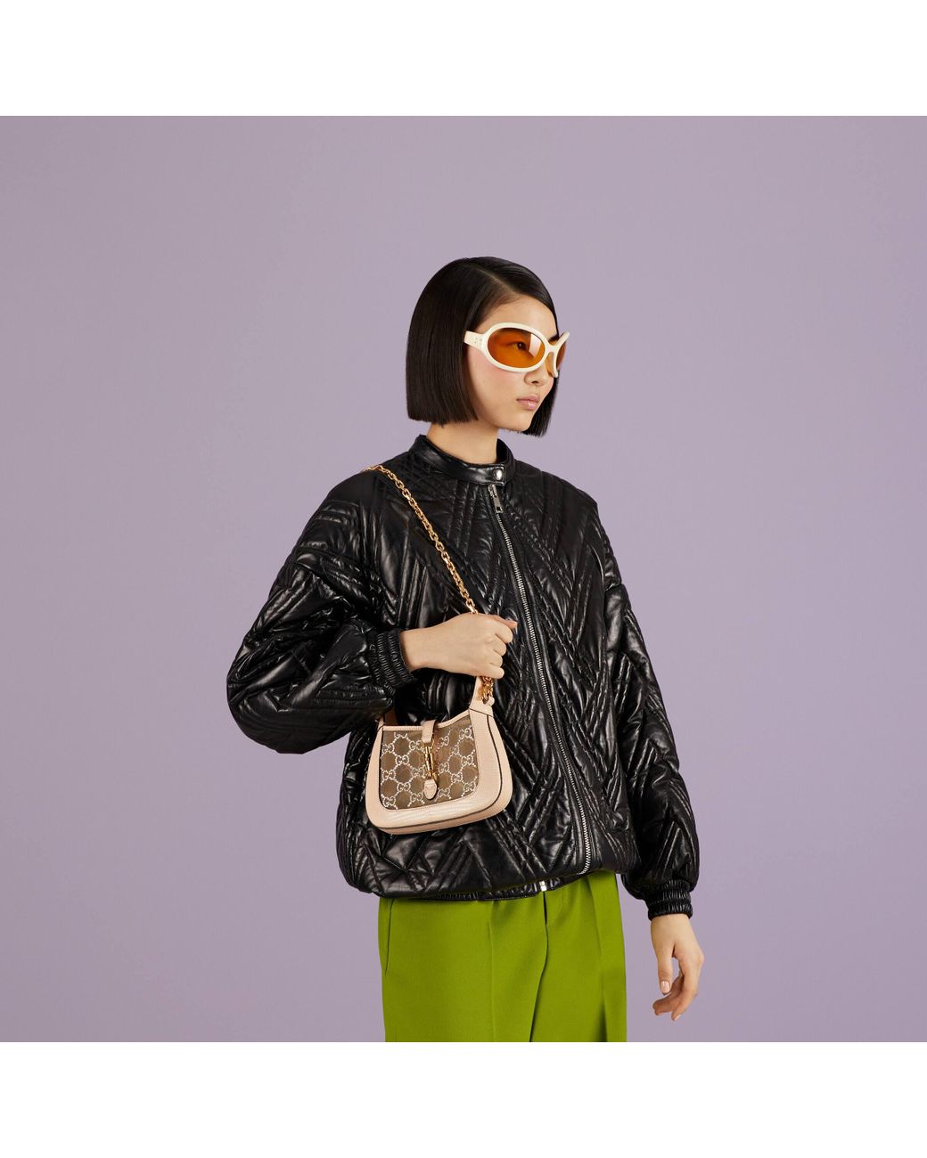 gucci crystal lizard bag