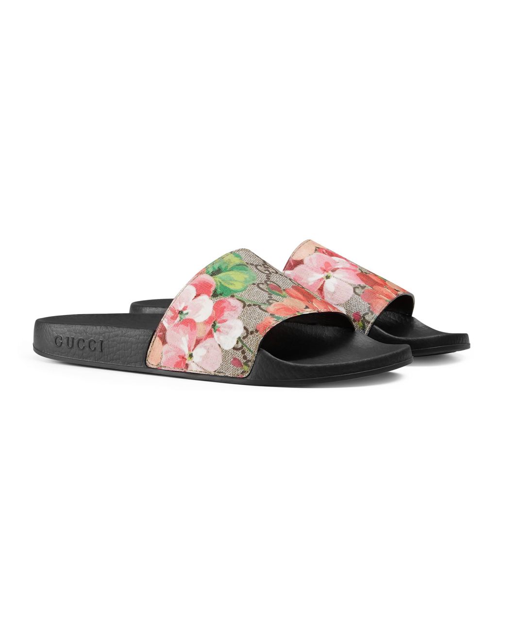 gucci gg blooms supreme slides