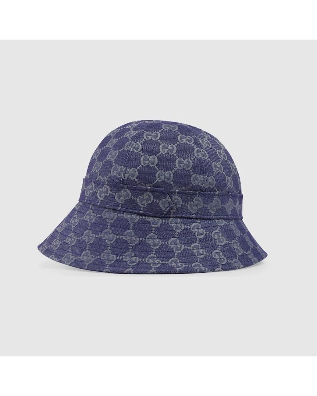 Cappello da pescatore in canvas GG di Gucci in Blu | Lyst