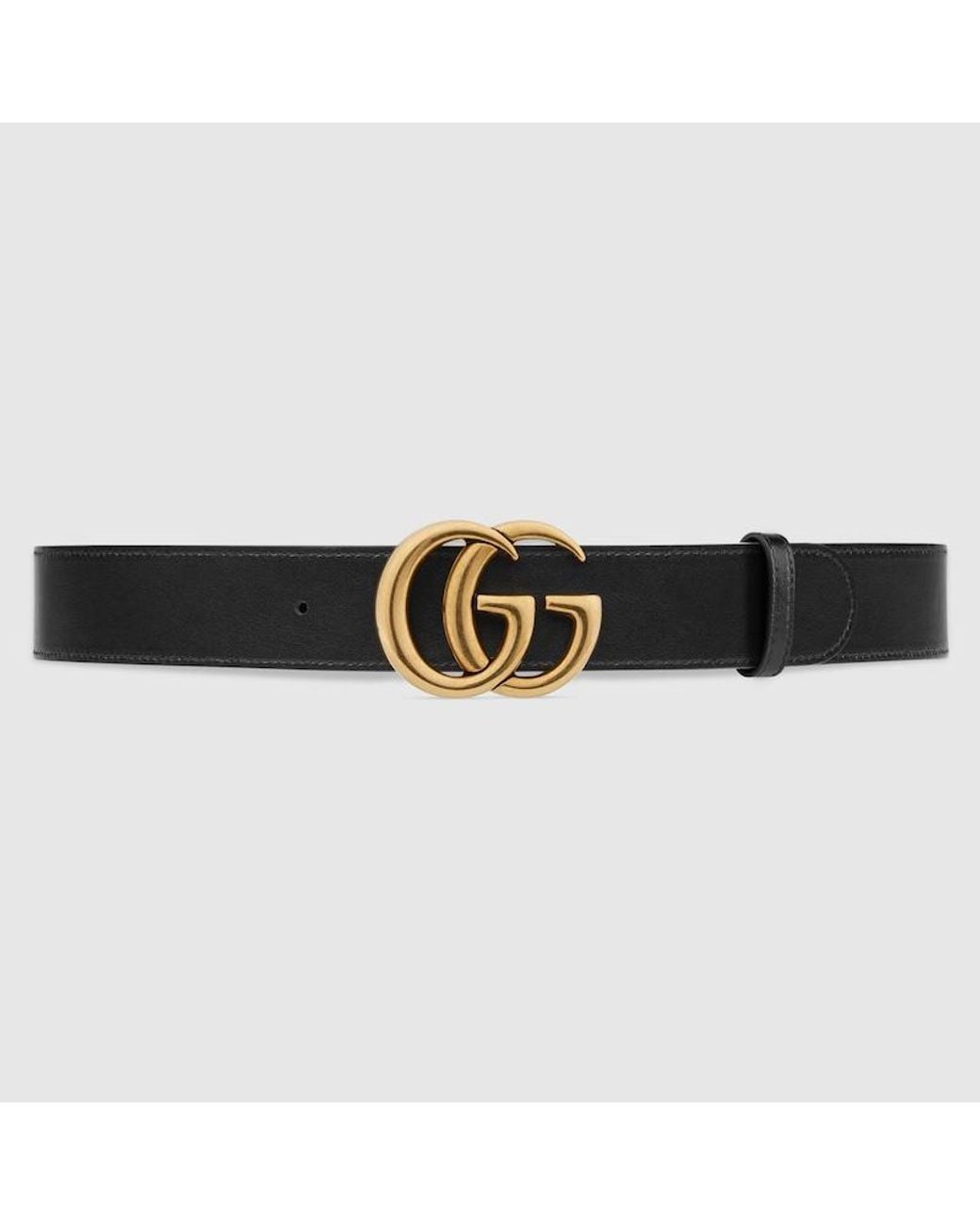 Gucci Natural Gg Marmont Reversible Belt, Size 65, Leather