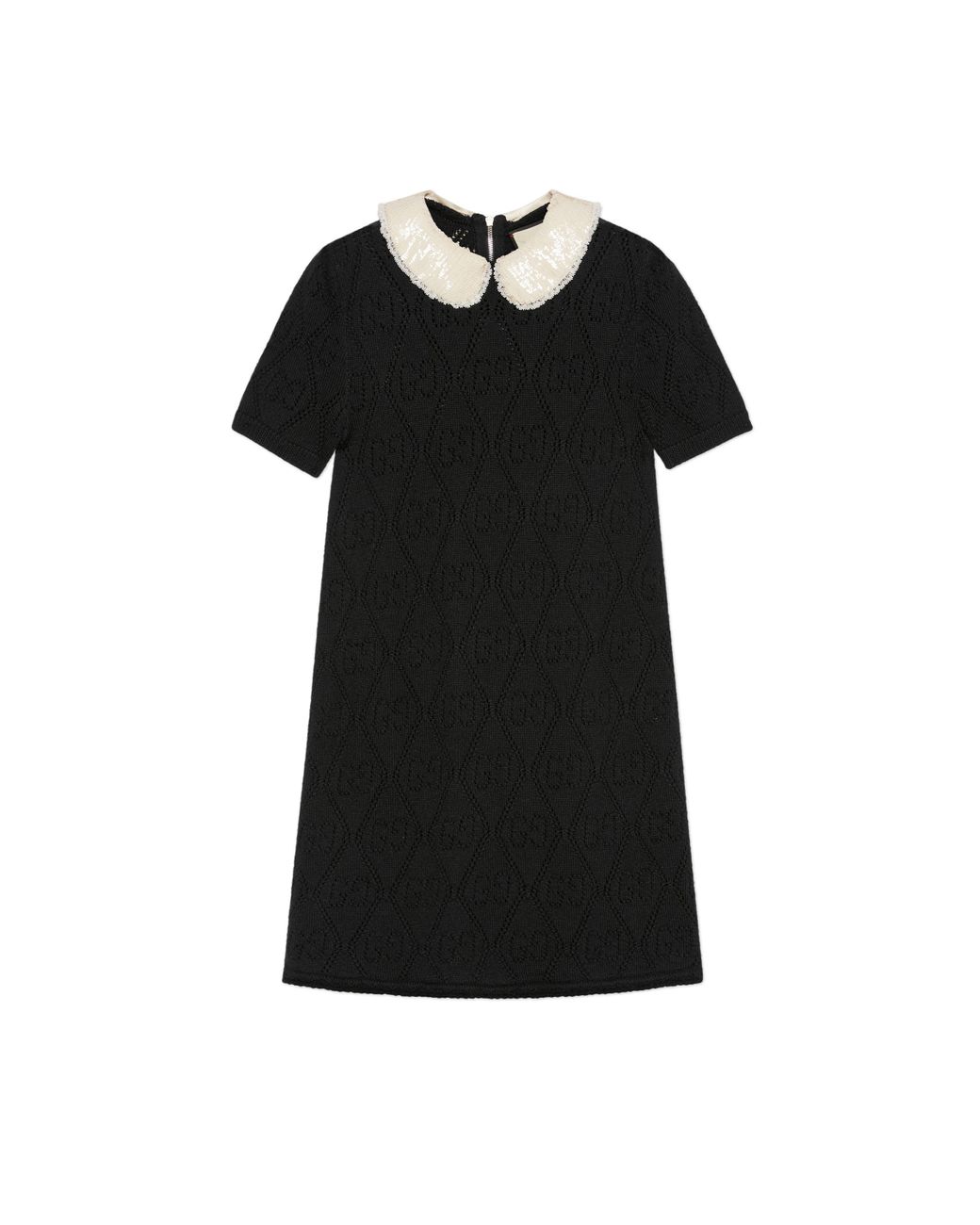 Embroidered 2025 collar dress