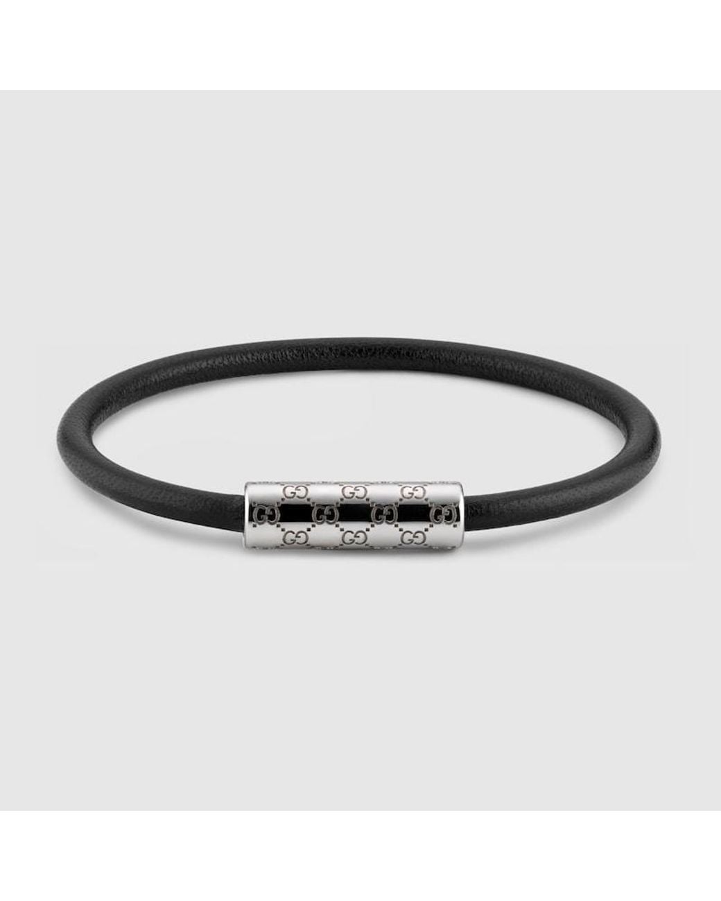 Gucci Multicolor Bracelet With Gg Detail Leather