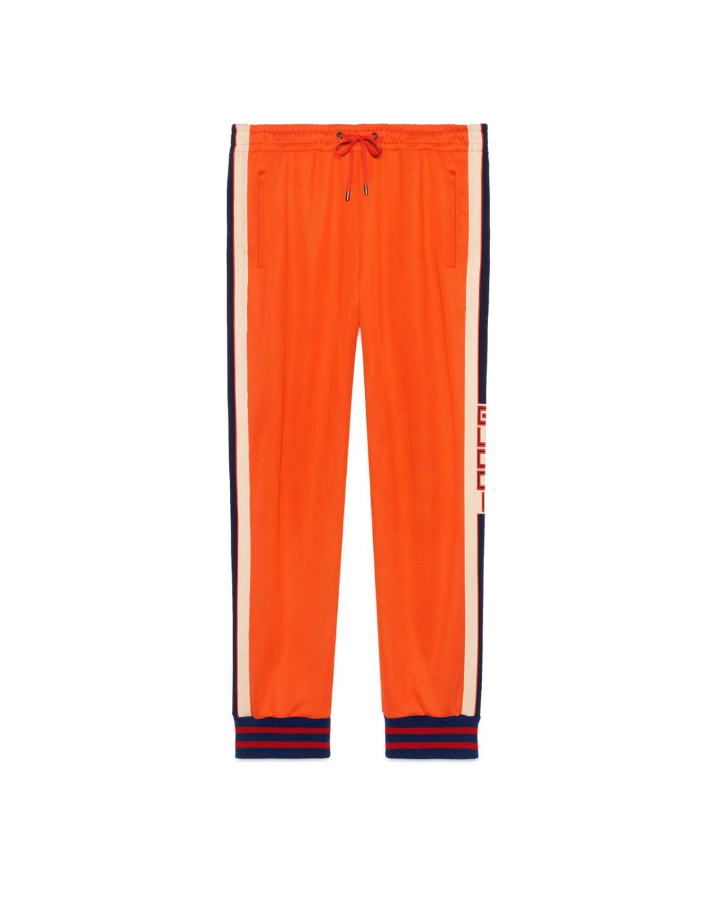 Gucci Technical Jersey Pant in Orange for Men