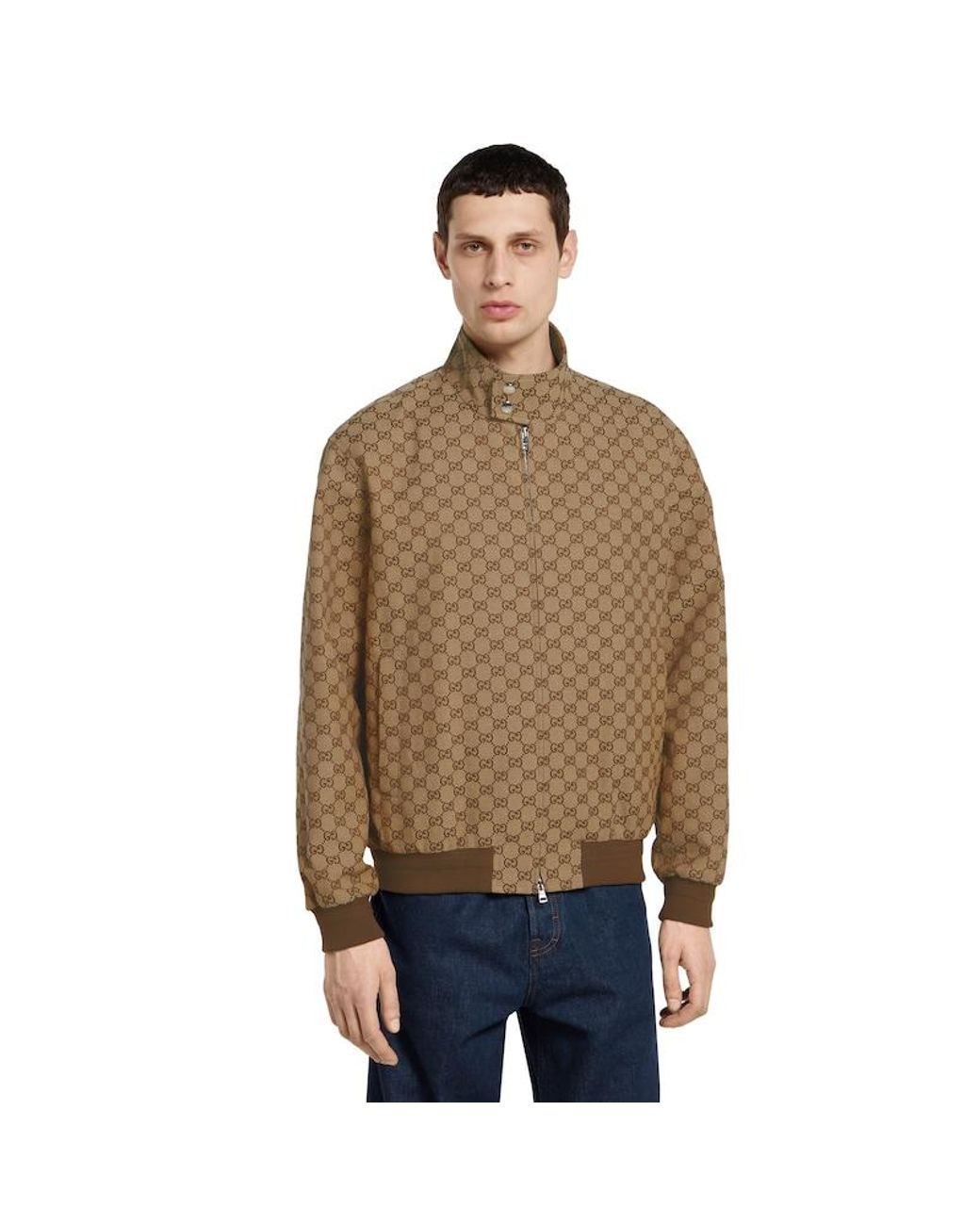 Gucci Natural Gg Fabric Jacket for men