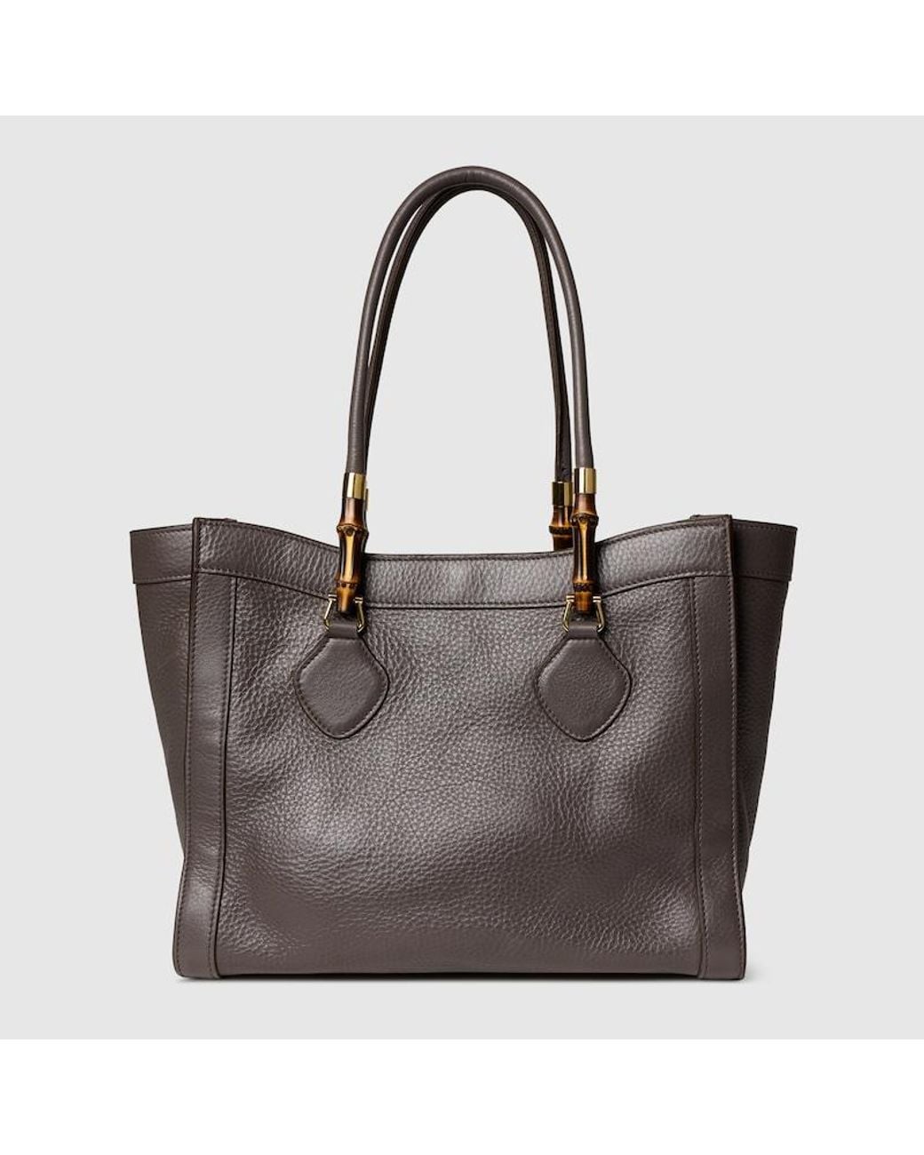 Gucci Black Bamboo Tote Medium Bag