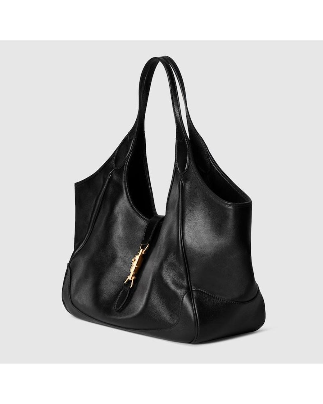 Gucci Black "Mercato" Medium Tote Bag