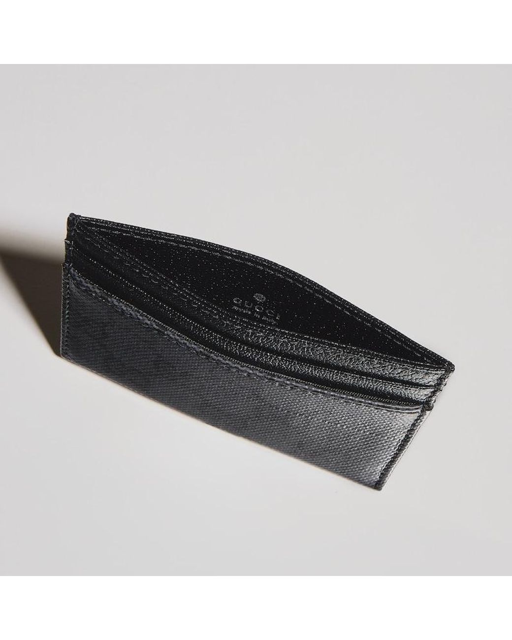 Gucci Black Essence Classic Card Case for men