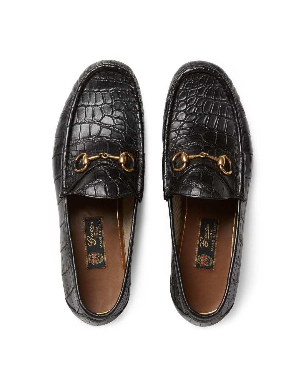 Gucci crocodile best sale loafers