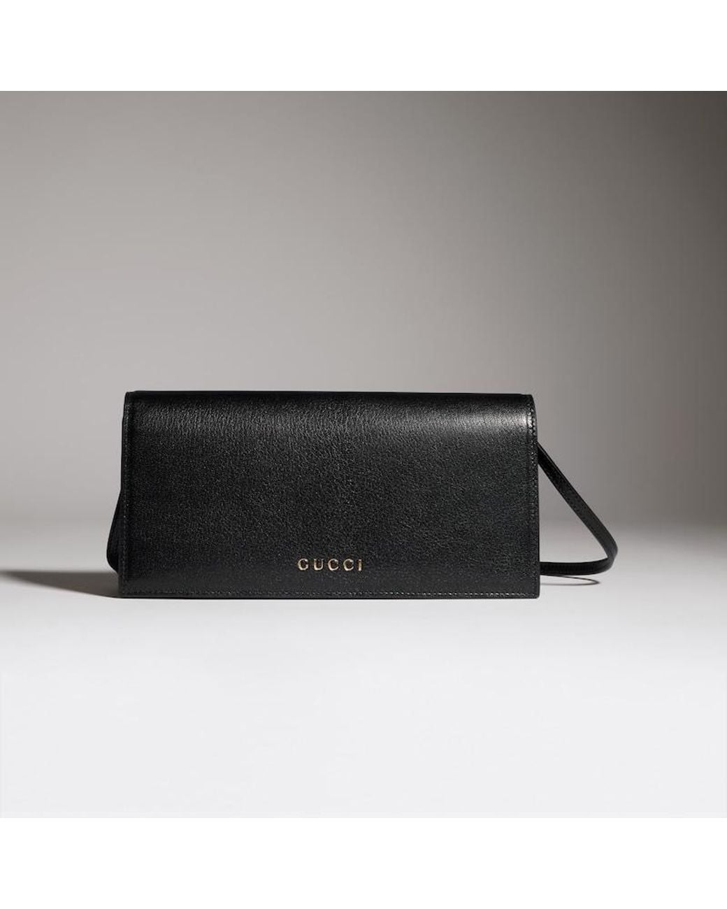 Gucci Black Mini Bag With Lettering
