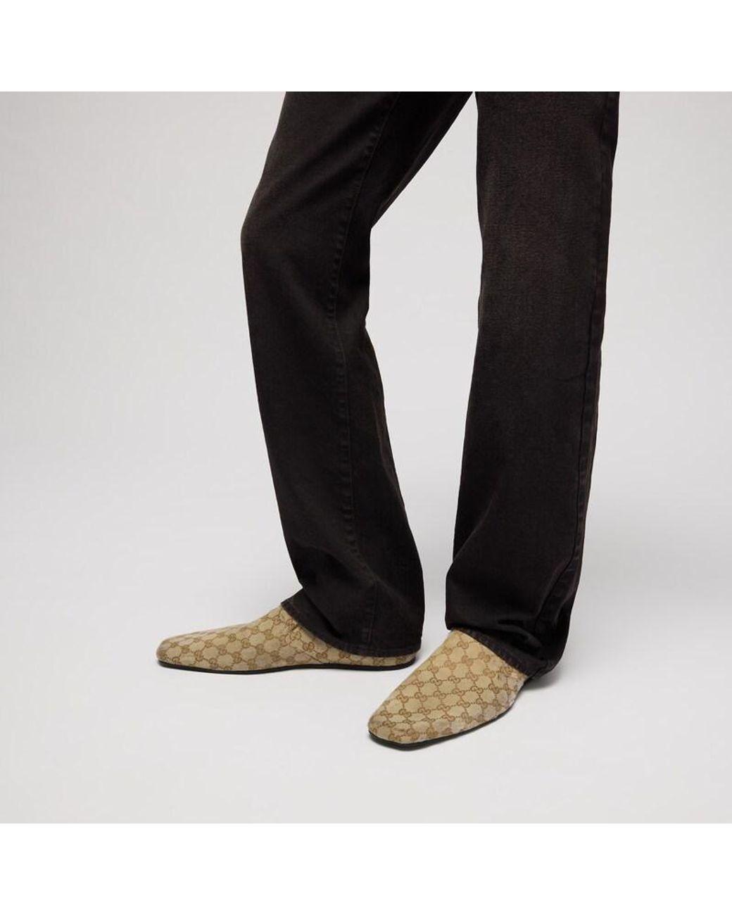 Gucci Natural Cupertino Loafer, Gg Canvas