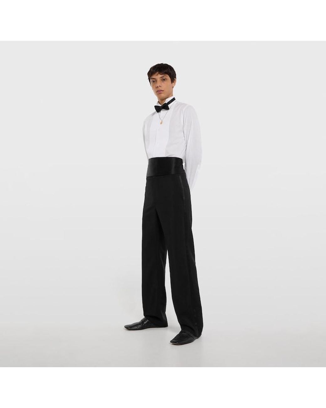 Gucci Black Satin Cummerbund for men