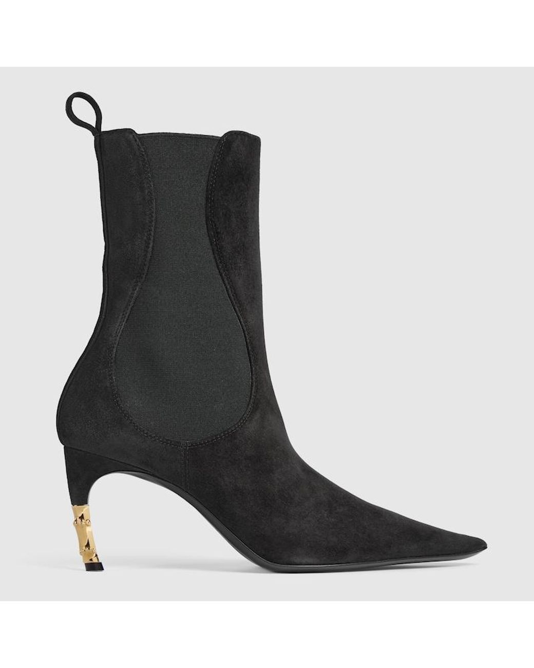 Gucci Black Castello Bootie, Suede