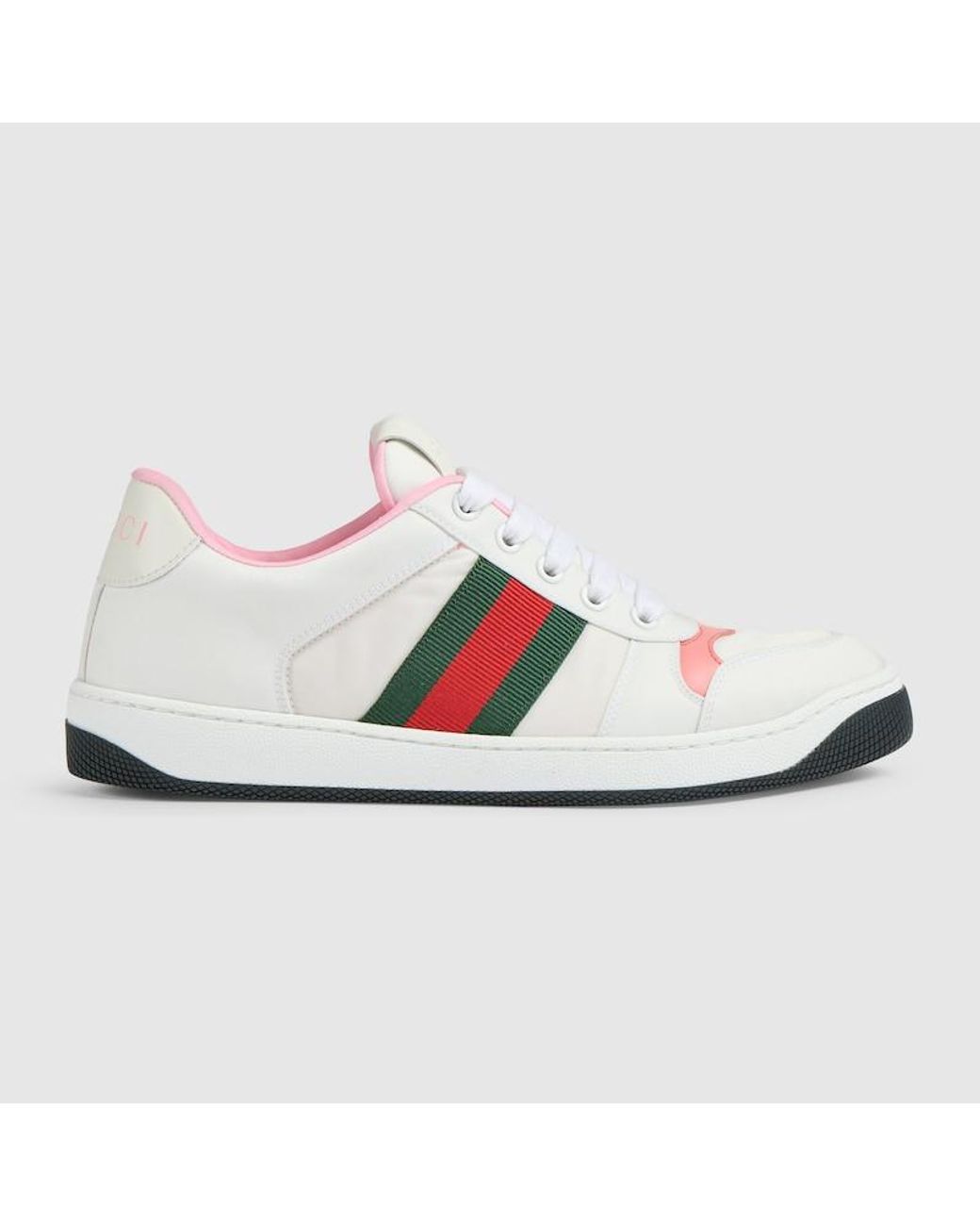 Gucci White Screener Sneaker