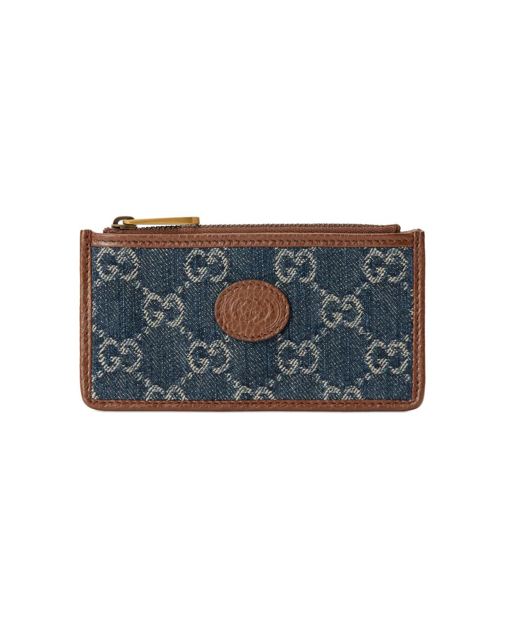 Gucci Card Case With Interlocking G in Blue Lyst