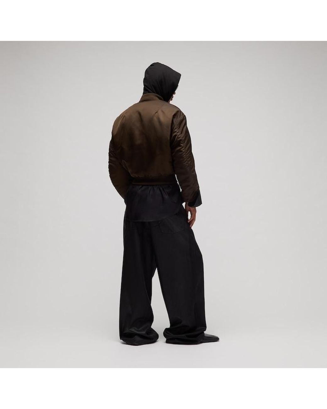 Gucci Brown Nylon Twill Jacket for men