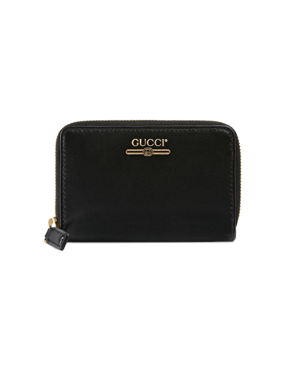 gucci leather card case wallet