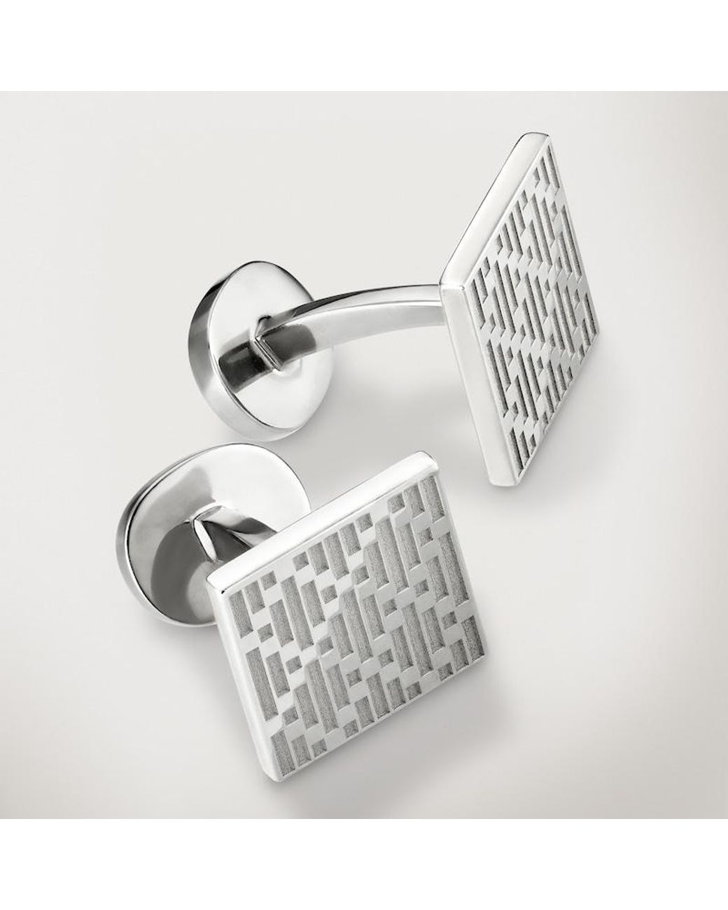 Gucci Metallic Boutons De Manchette Diamante